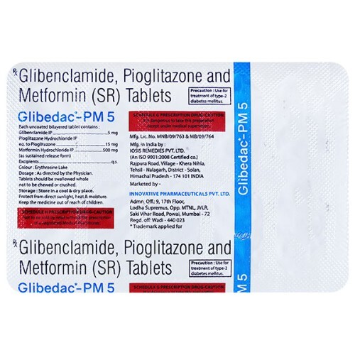 GLIBEDAC PM 5 TABLET