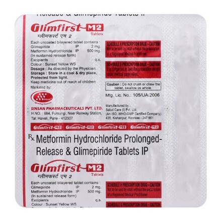 GLIMFIRST M 2MG TABLET