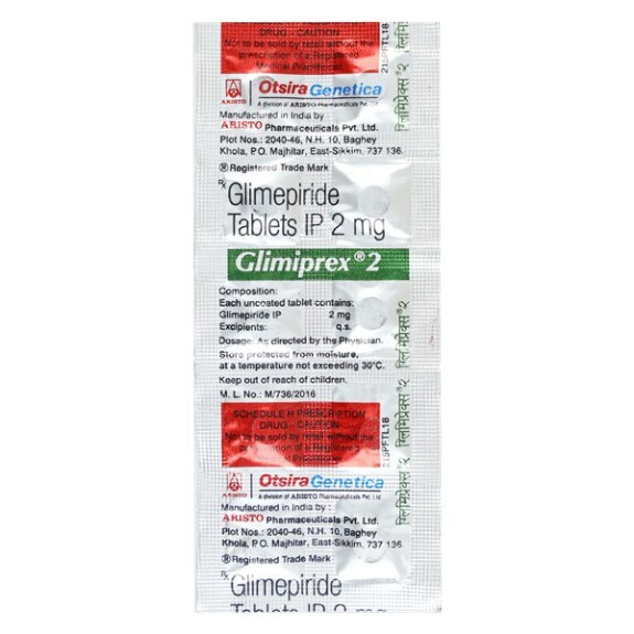 GLIMIPREX 2MG TABLET