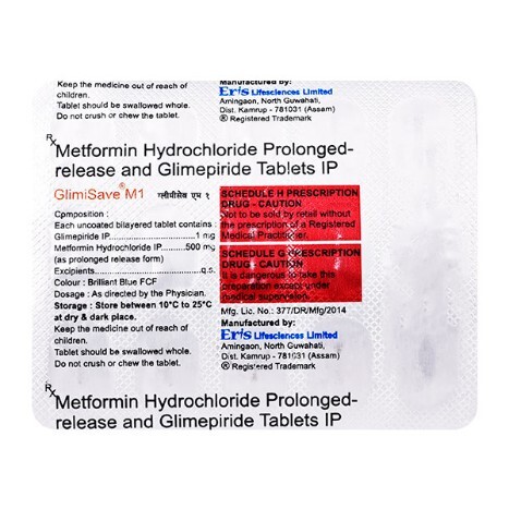 GLIMISAVE M1 TABLET