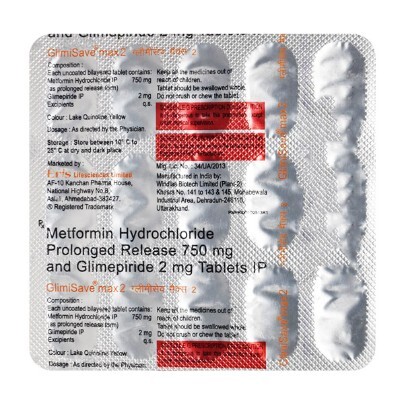 GLIMISAVE MAX 2MG TABLET