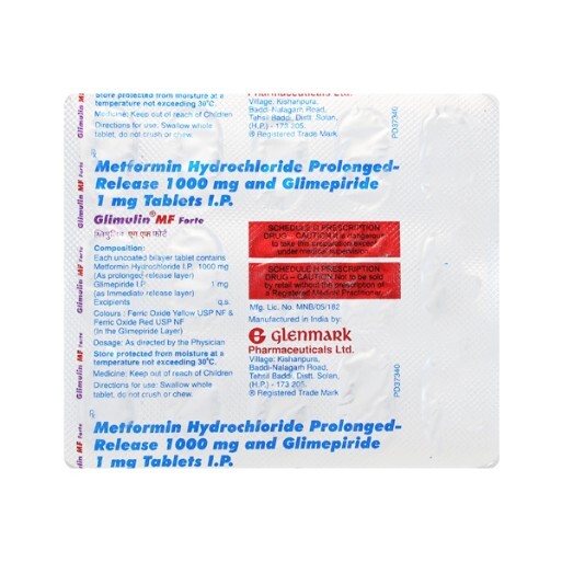 GLIMULIN MF FORTE TABLET
