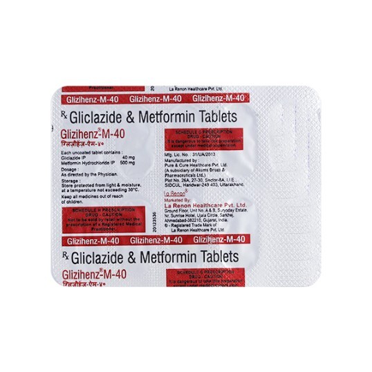 GLIZIHENZ M 40MG TABLET