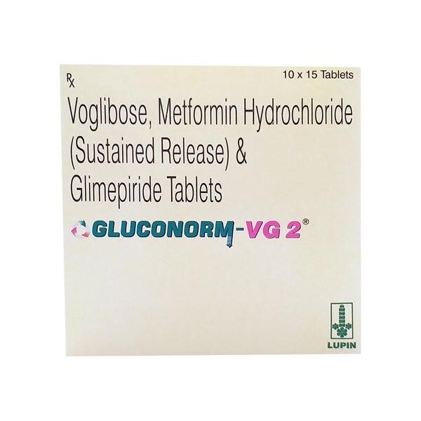 GLUCONORM VG 2MG TABLET