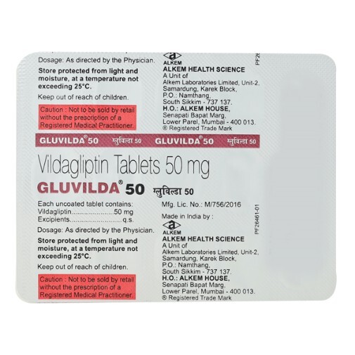 GLUVILDA 50MG TAB