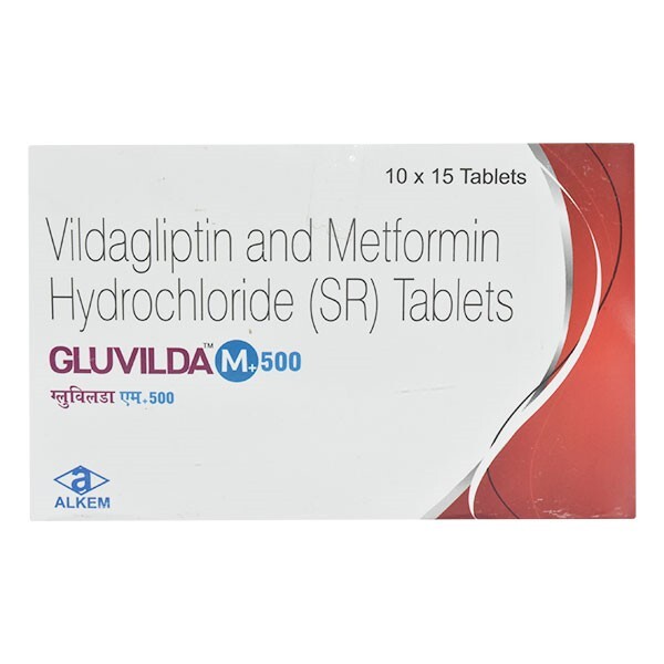 GLUVILDA M+500MG TABLET