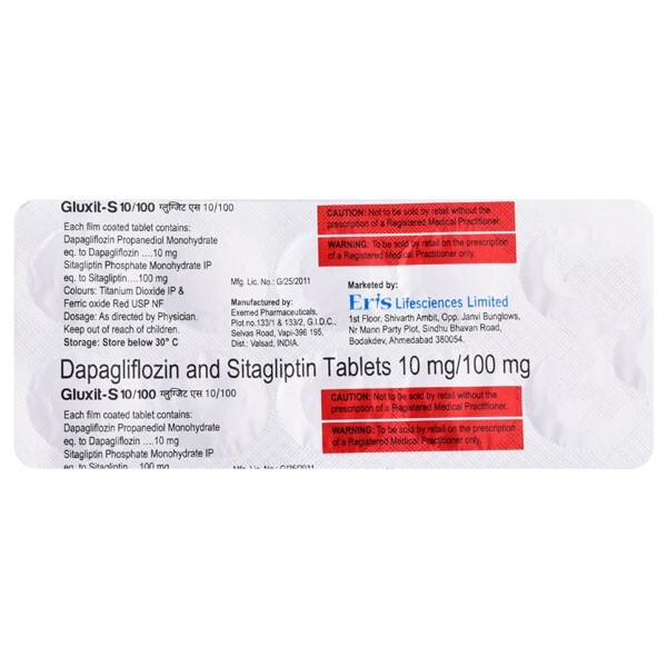 GLUXIT S 10MG/100MG TABLET