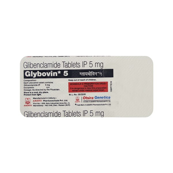 GLYBOVIN 5MG TABLET