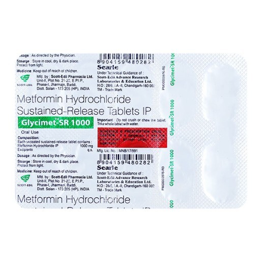 GLYCIMET SR 1GM TABLET