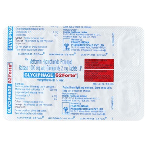 GLYCIPHAGE G 2MG FORTE TABLET