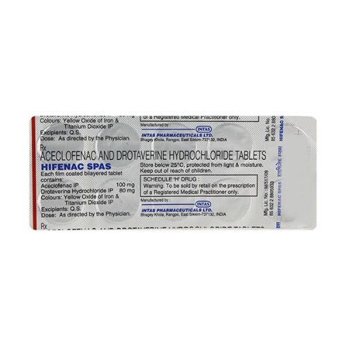 HIFENAC SPAS TABLET