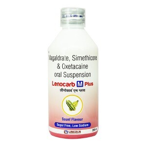 LENOCARB M PLUS SUSPENSION 200ML