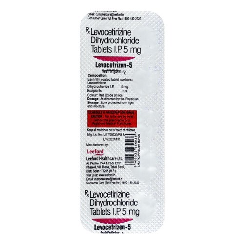 LEVOCETRIZEN 5MG TABLET