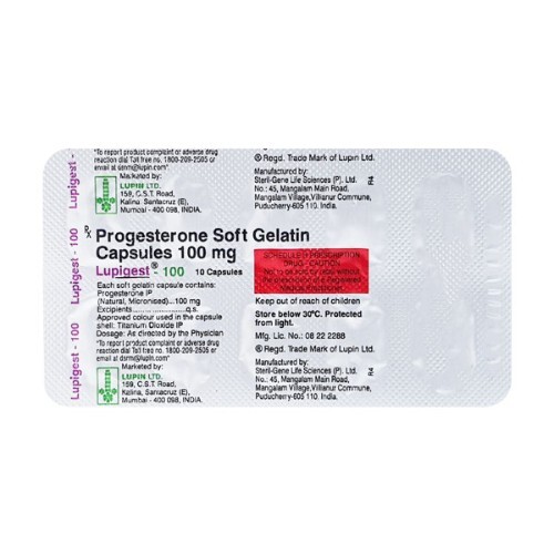 LUPIGEST 100MG CAP