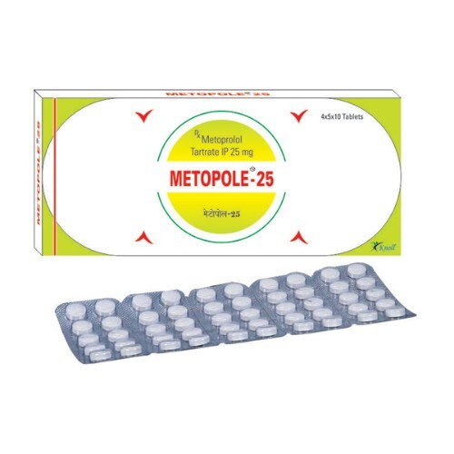 METOPOLE 25MG TABLET