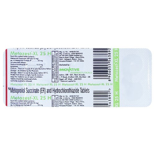 METOZEST XL H 25MG TABLET