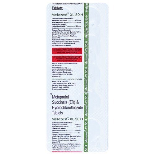 METOZEST XL H 50MG TABLET