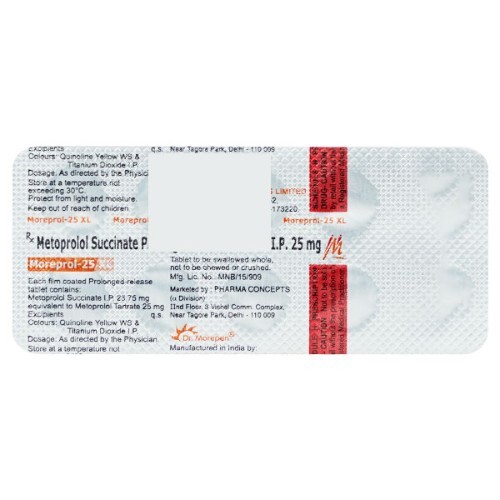 MOREPROL XL 25MG TABLET