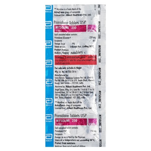 MYSOLINE 250MG TABLET