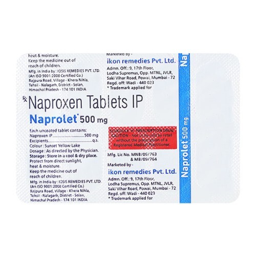 NAPROLET 500MG TABLET