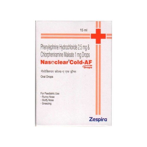 NASOCLEAR COLD AF ORAL DROPS 15ML