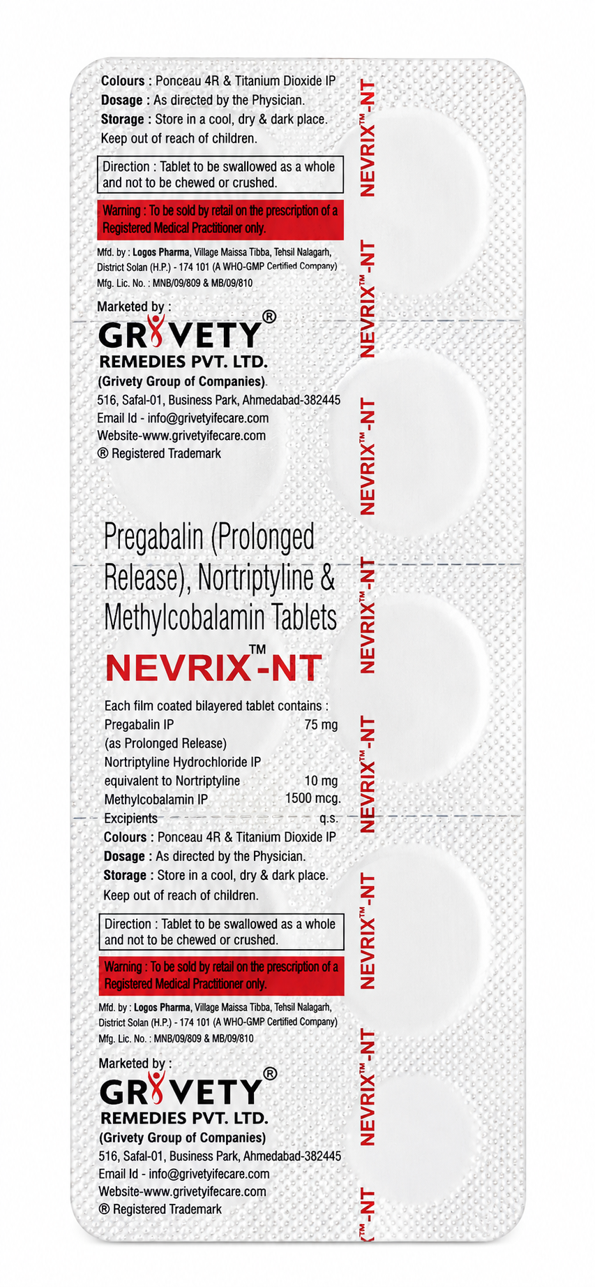 NEVRIX NT TABLET