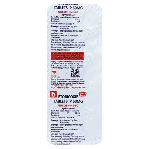 NUCOSHINE 60 MG TABLET