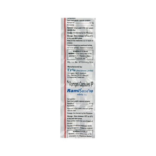 RAMISAVE 10MG TAB