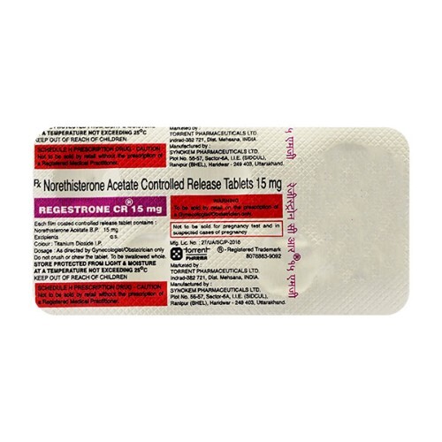 REGESTRONE CR 15MG TABLET