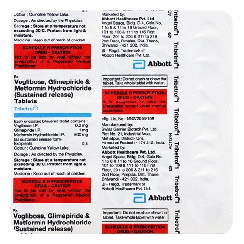 TRIBETROL 1MG TABLET