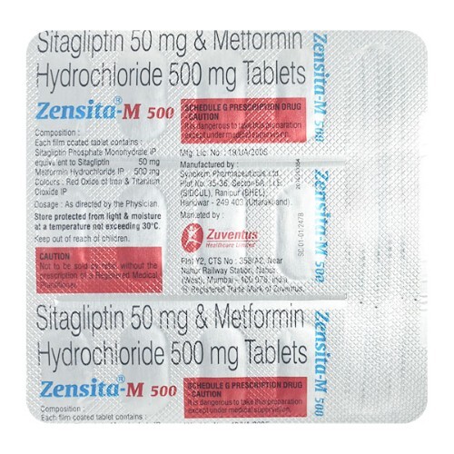 ZENSITA M 500 MG TABLET