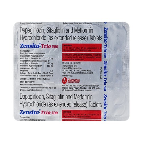 ZENSITA TRIO 500 MG TABLET