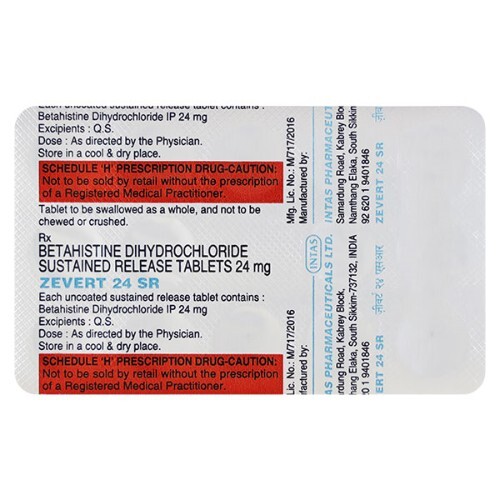 ZEVERT SR 24MG TABLET