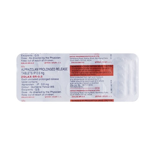 ZOLAX 0.5MG TABLET