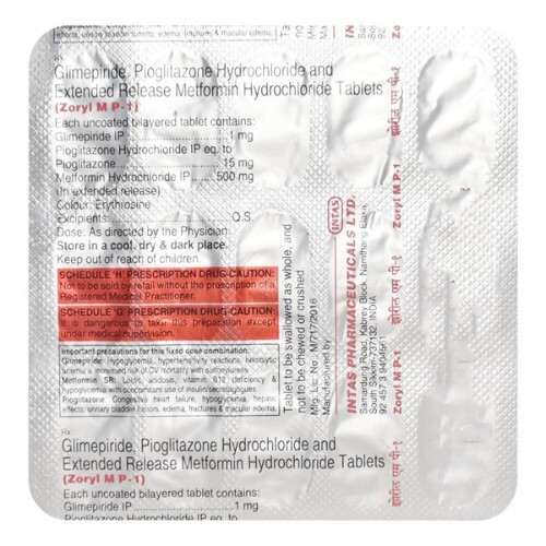 ZORYL MP 1MG TABLET