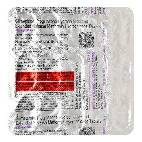 ZORYL MP 2MG TABLET