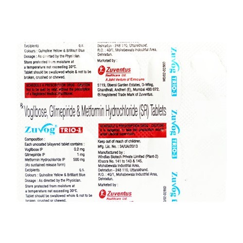 ZUVOG TRIO 1MG TAB