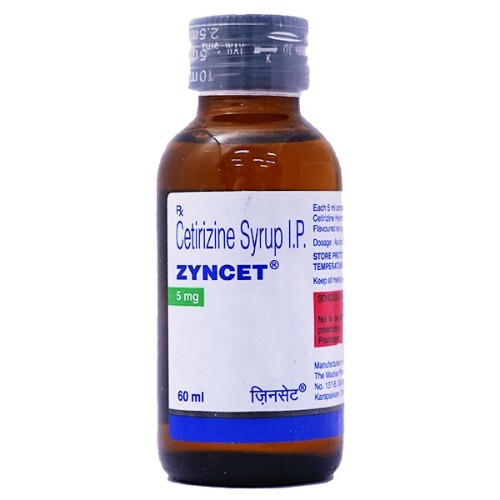 ZYNCET SYRUP 60ML